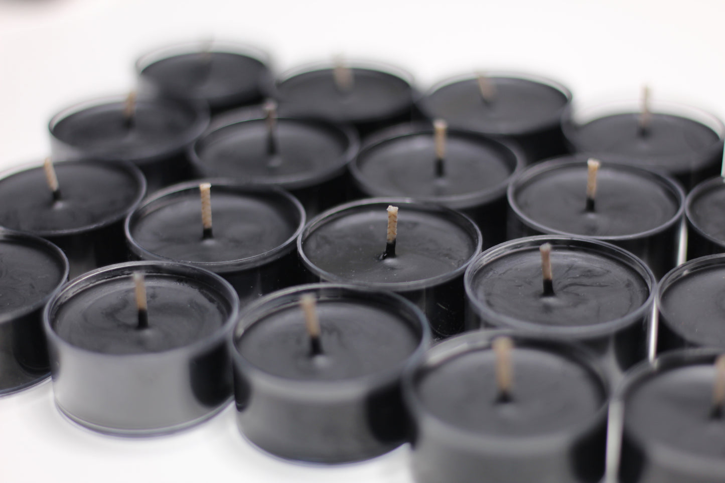 Black Vanilla Tea-light candles (4pk)