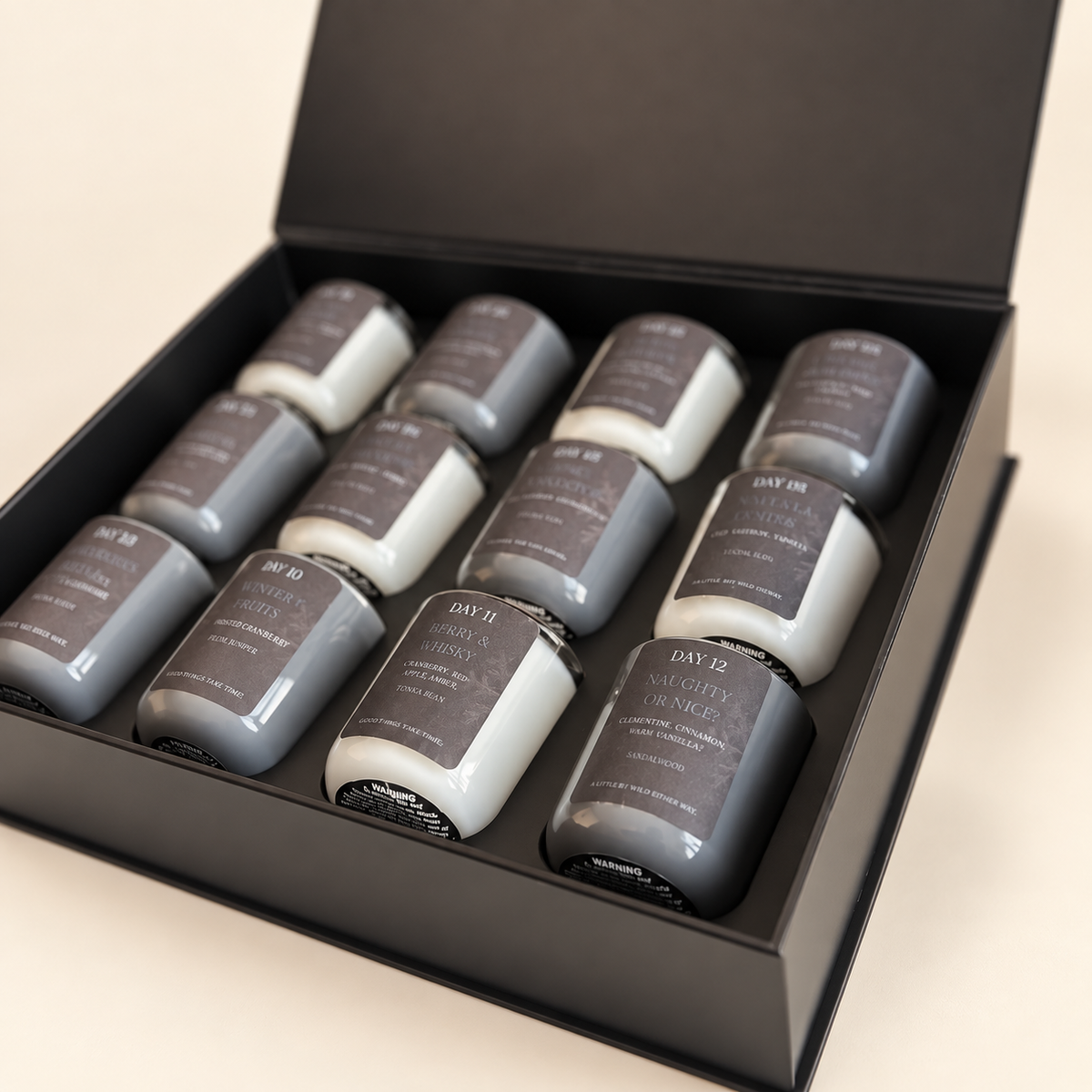 Luxury Holiday Advent Candle Calendar