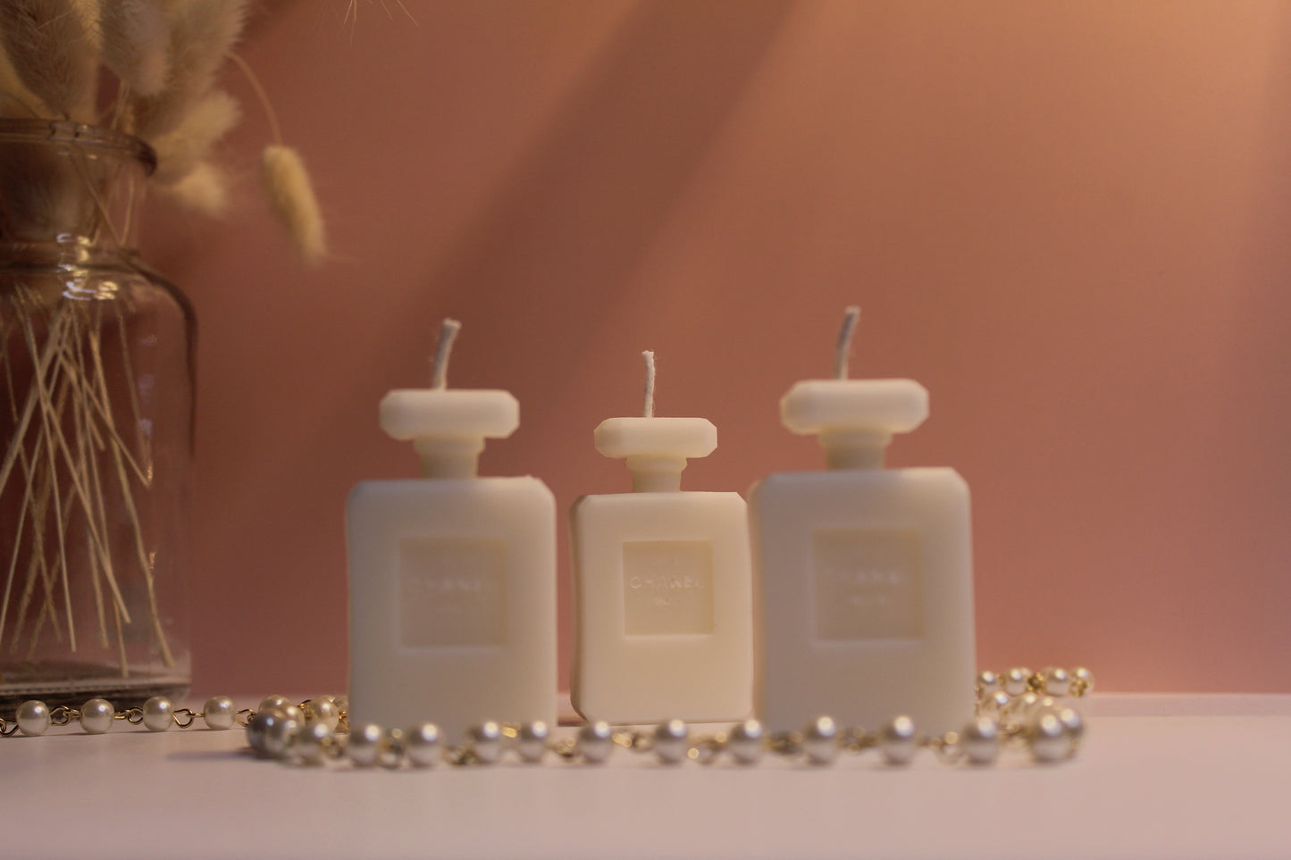 Mini Perfume Bottle Candle Set - Lucent Aura