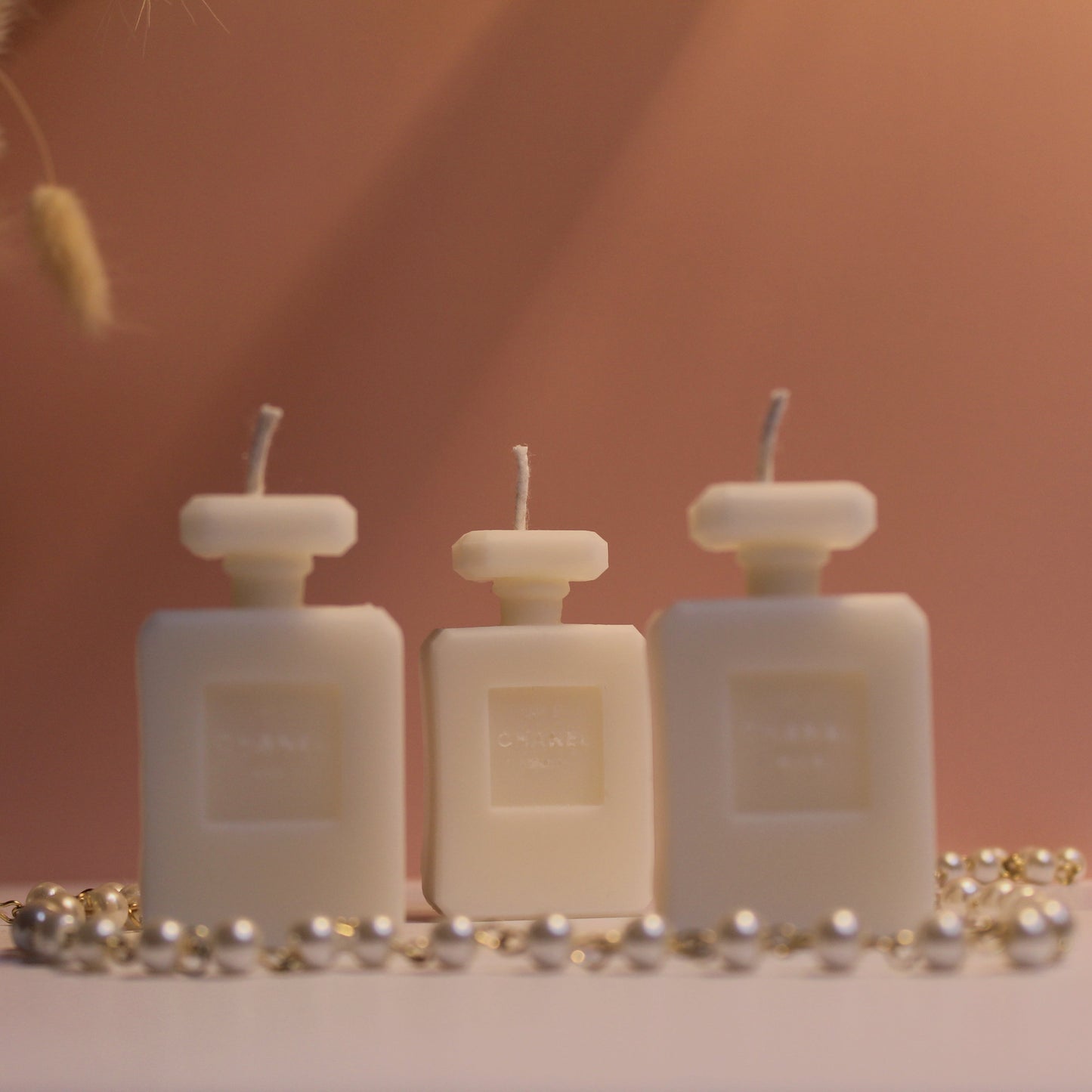 Mini Perfume Bottle Candle Set - Lucent Aura