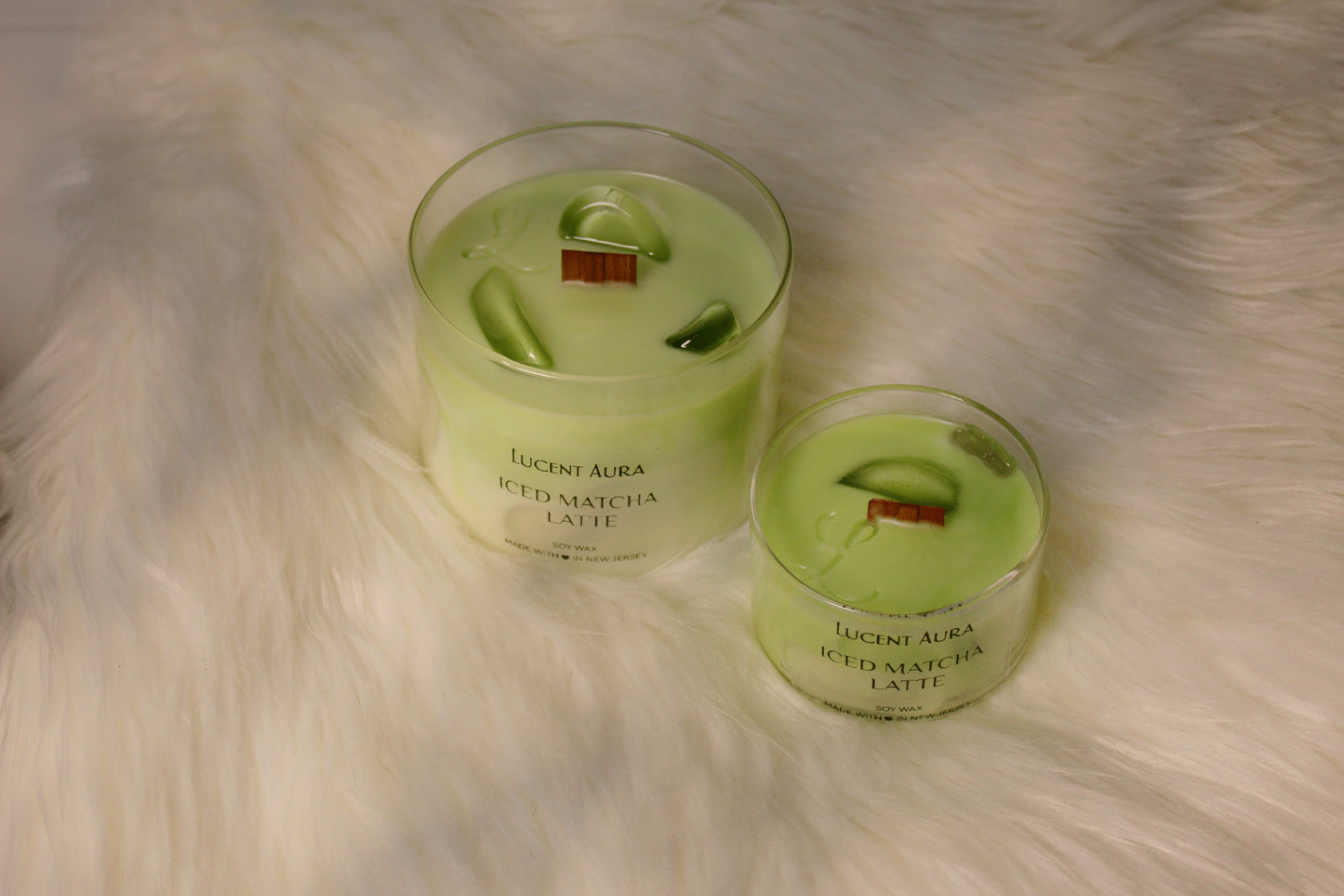 Iced Matcha Latte - Lucent Aura