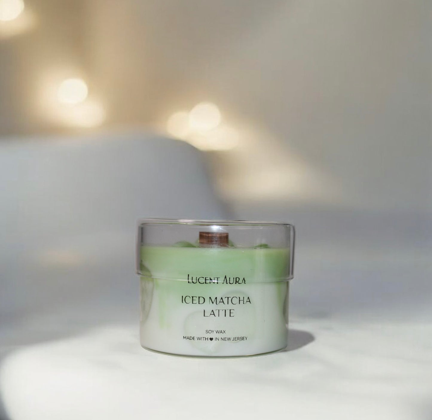 Iced Matcha Latte - Lucent Aura