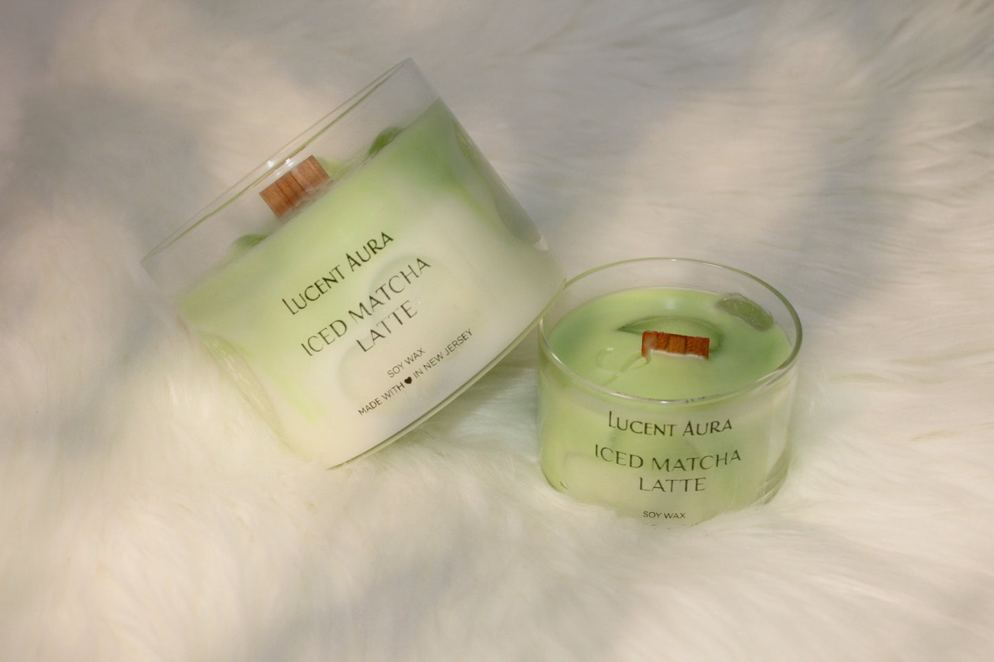 Iced Matcha Latte - Lucent Aura