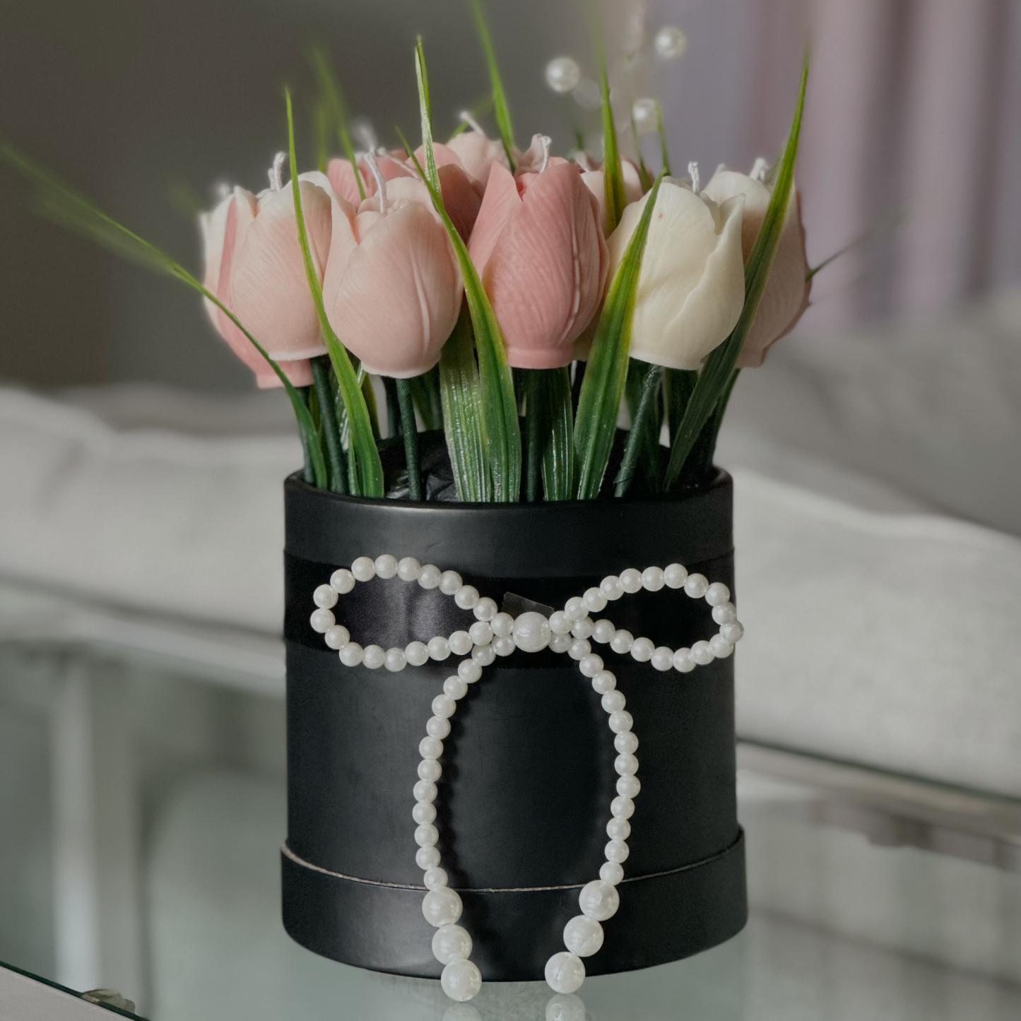 Tulip Candle Arrangement