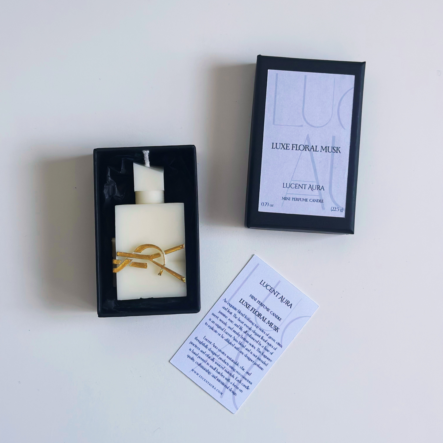 Mini Perfume Bottle Candles