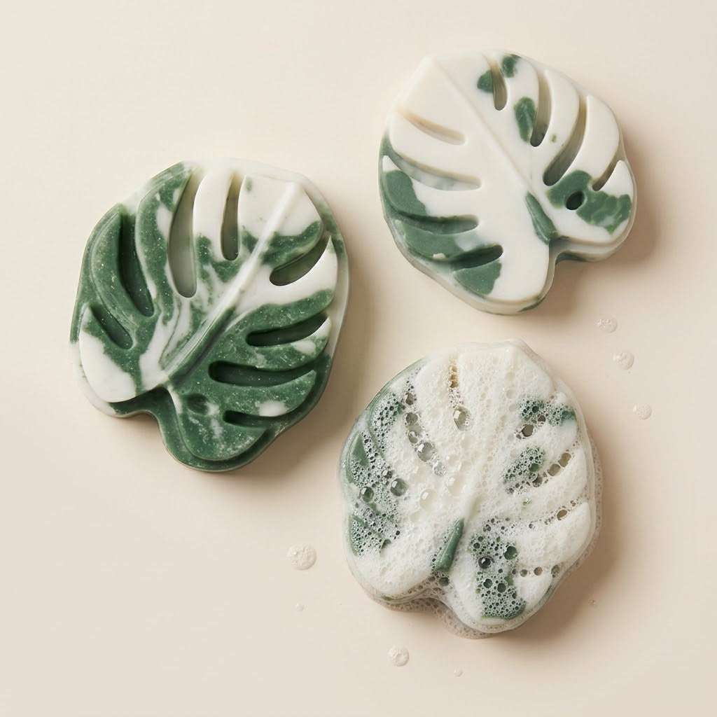 Monstera Luxe Leaf Soap Bar