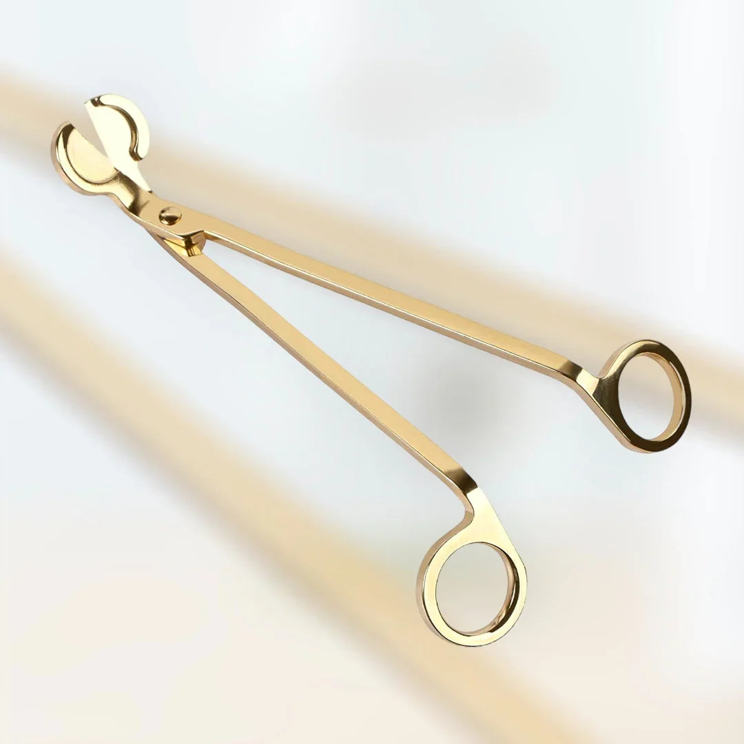 gold candle wick trimmer