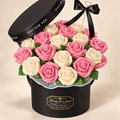 The Modern Rose candle Arrangement (Large)