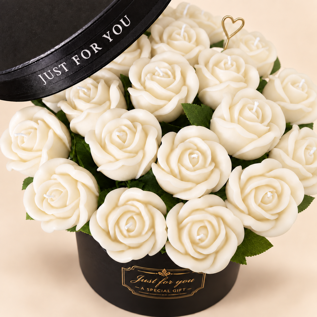 The Modern Rose candle Arrangement (Large)