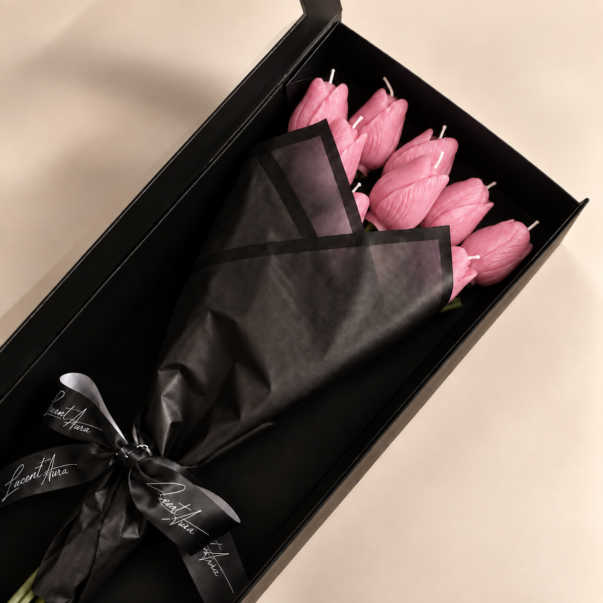 Eternal Spring Tulip Candle Bouquet