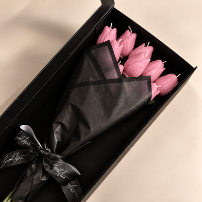 Eternal Spring Tulip Candle Bouquet