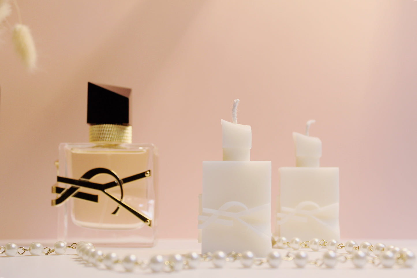 Mini Perfume Bottle Candle Set