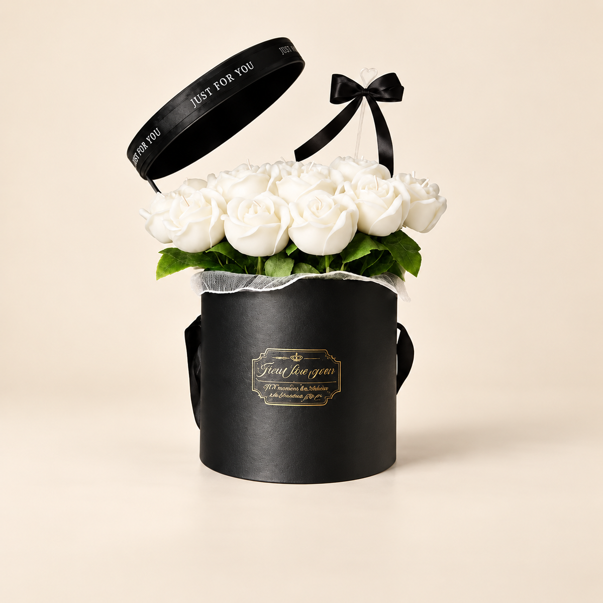 The Modern Rose candle Arrangement (Large)