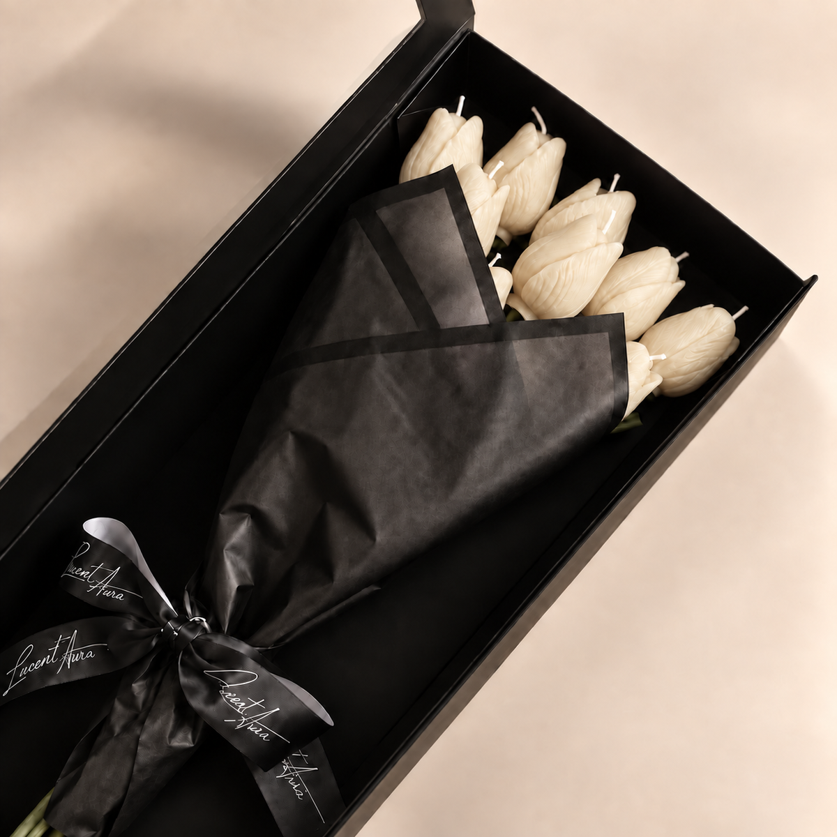 Eternal Spring Tulip Candle Bouquet