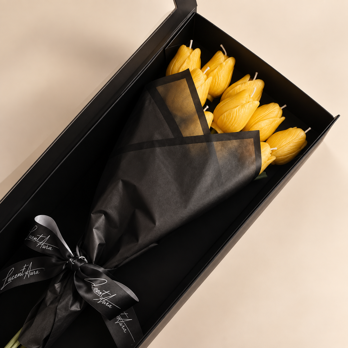 Eternal Spring Tulip Candle Bouquet