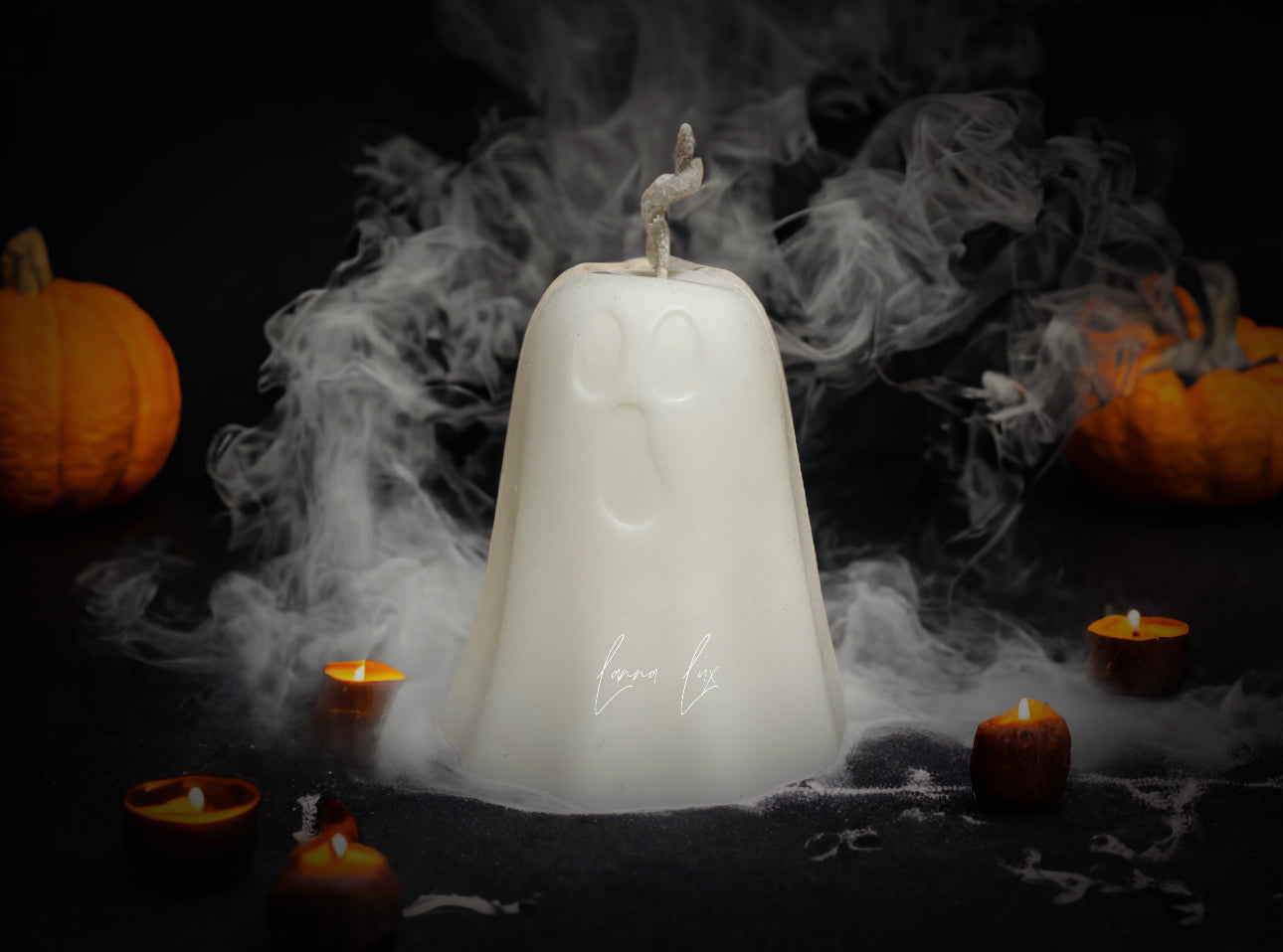 Ooey Gooey Marshmallow Ghost Candle - Lucent Aura