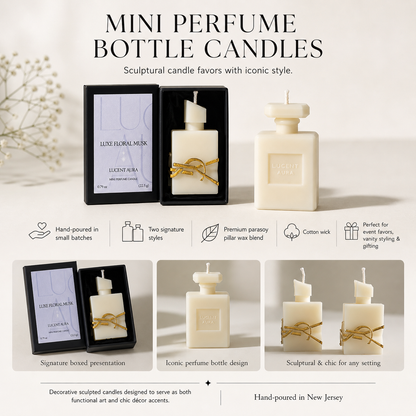 Mini Perfume Bottle Candles