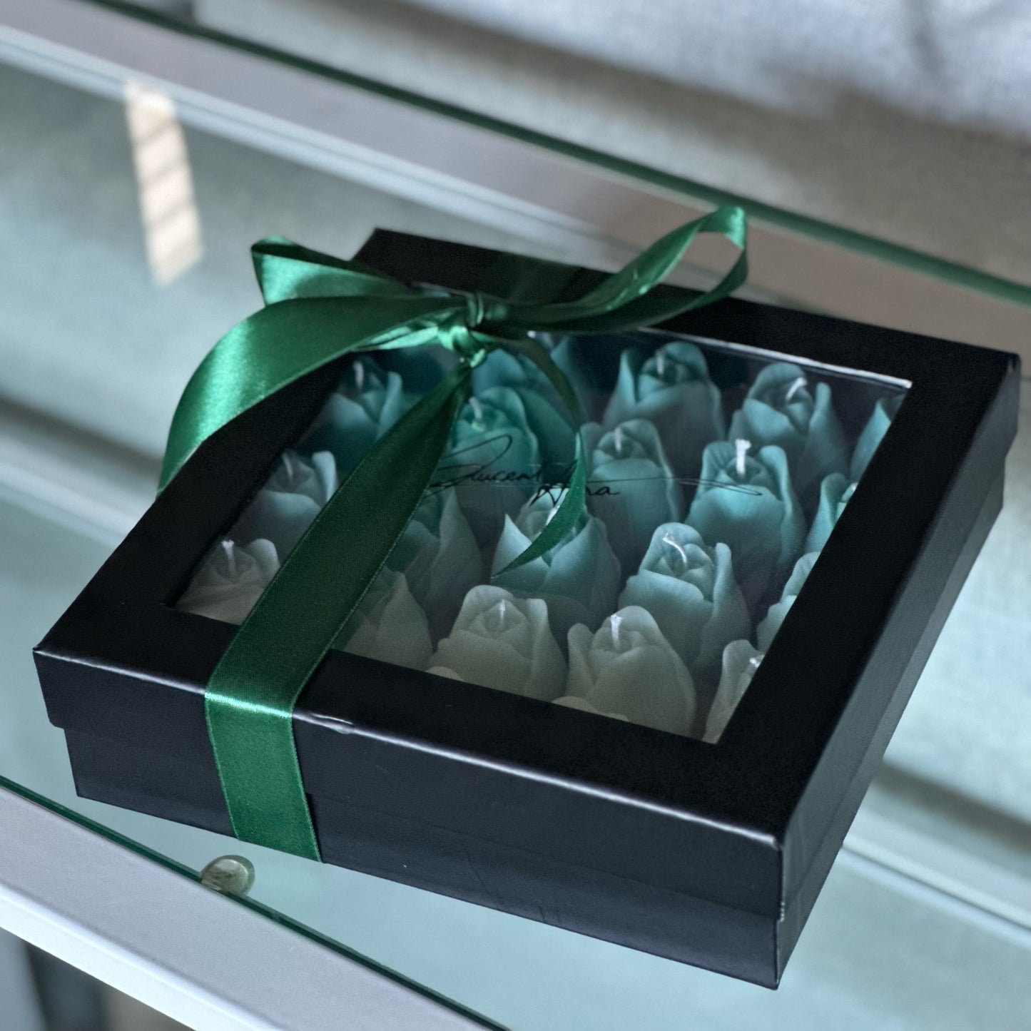 ombre tulip candle arrangement sculptural candle gift