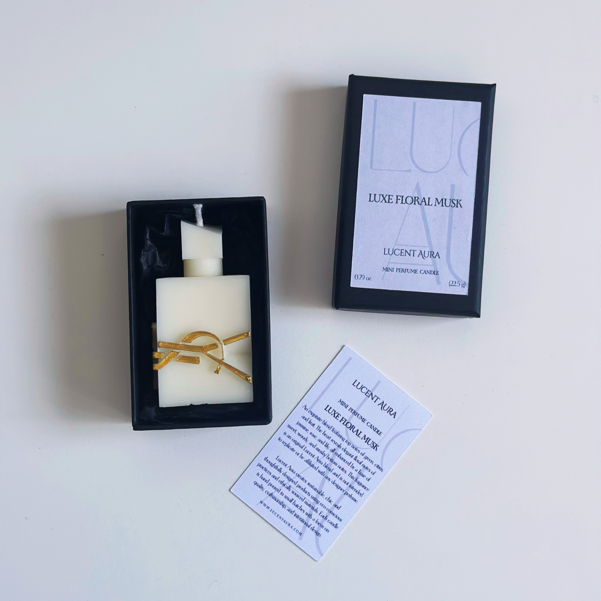 Mini Perfume Bottle Candles