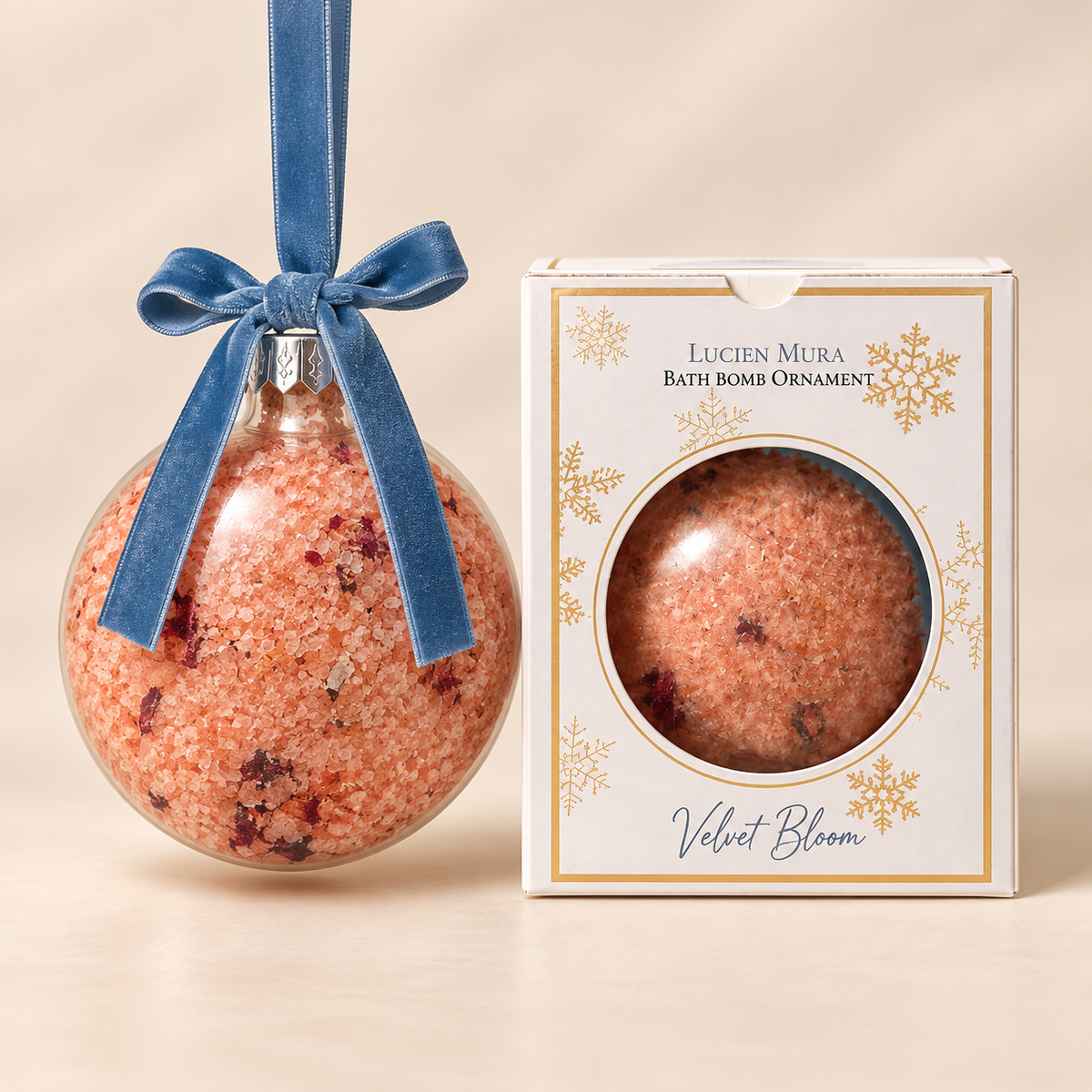 Velvet Bloom Ornaments