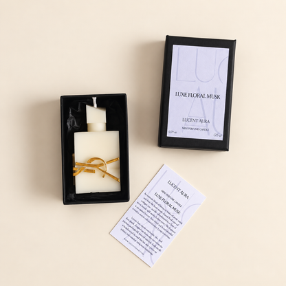 Mini Perfume Bottle Candles