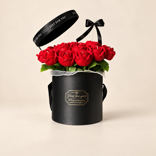 The Modern Rose candle Arrangement (Large)