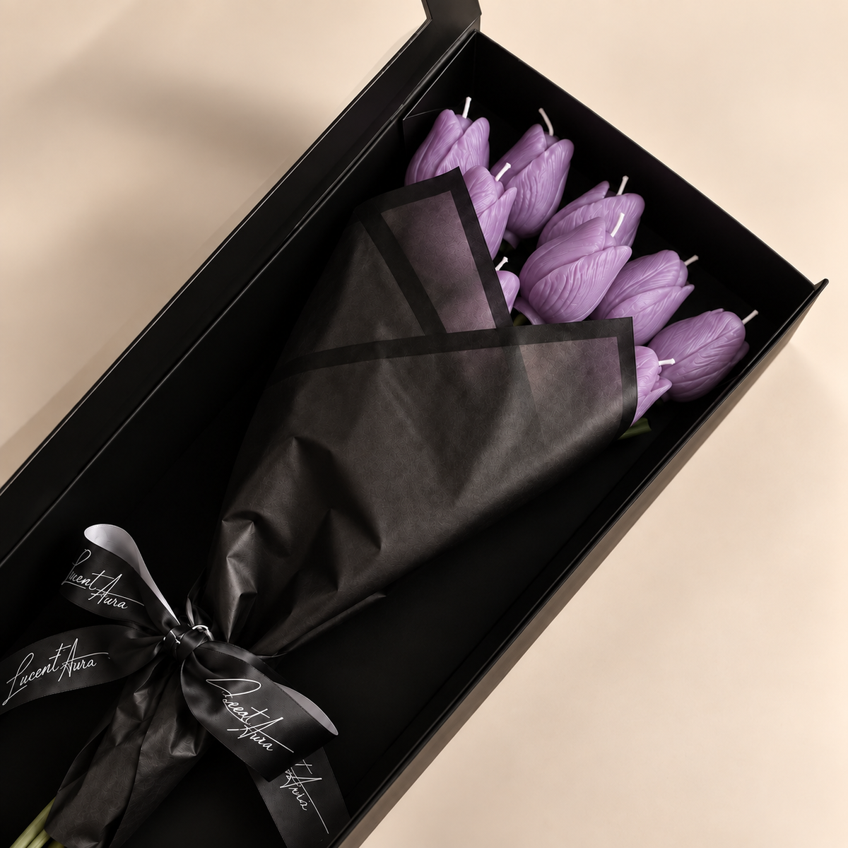 Eternal Spring Tulip Candle Bouquet