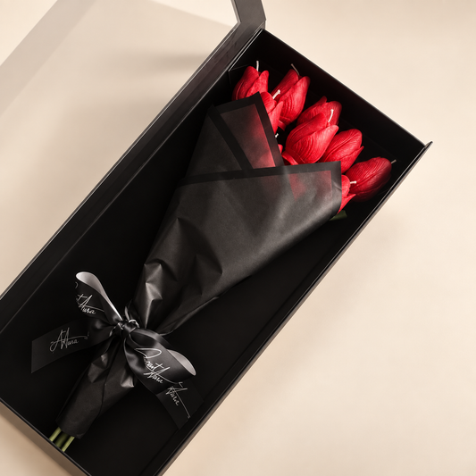 Eternal Spring Tulip Candle Bouquet