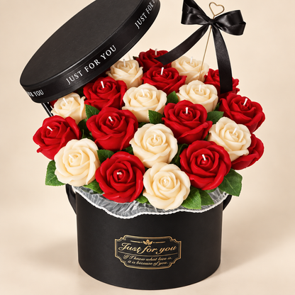 The Modern Rose candle Arrangement (Large)