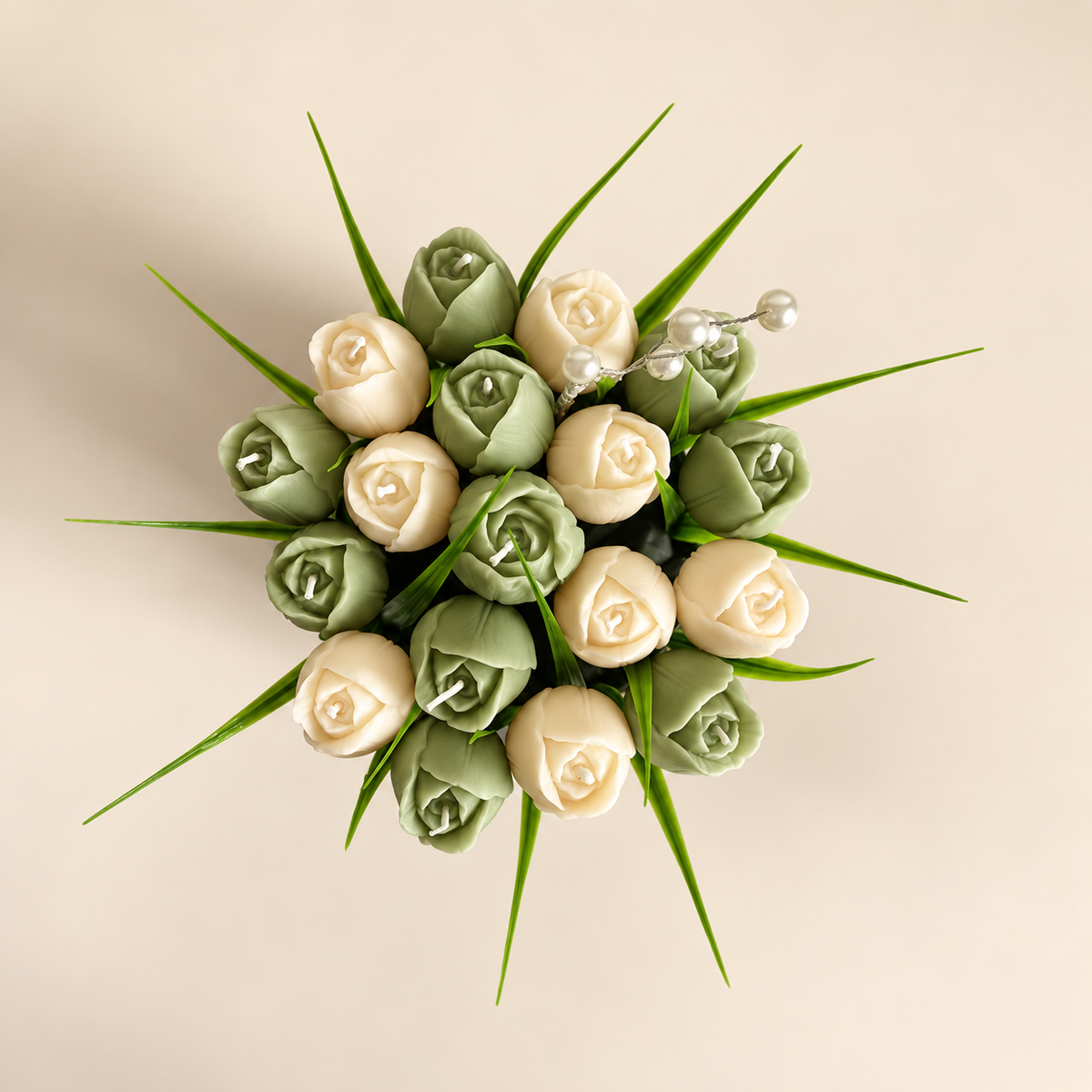 Tulip Candle Arrangement